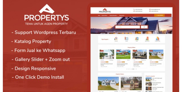 Propertys - Wordpress Themes Agen Property