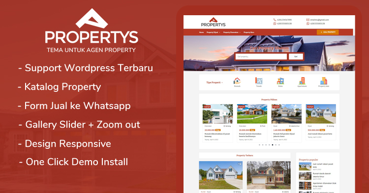 Propertys - Wordpress Themes Agen Property