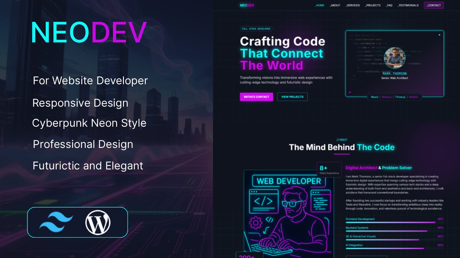 Neodev – WordPress Theme untuk Web Developer